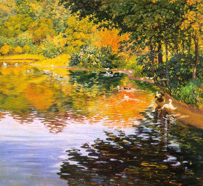 Kate Clark Mill Pond oil painting image